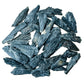 Full profile of Grade A Black Kyanite raw ready to ship from Beyond Bohemian
