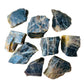 Color detail of Grade AA Black Moonstone raw stone, showing natural form.