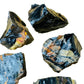 Alternate angle of Grade A Black Onyx raw showing overall shape