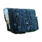 Black Tourmaline Raw Crystals, AA Grade, Brazil: one representative stone on a white background