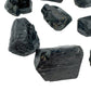 Plan view of Black Tourmaline raw stone, sourced from Vakinankaratra, Madagascar, kept close for Protection.