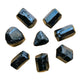 Profile shot of Grade A Black Tourmaline raw stone, from Mashonaland West, Zimbabwe.