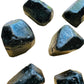 Back view of Grade A Black Tourmaline raw showing natural surface