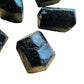 Detail shot of Grade A Black Tourmaline raw under natural light