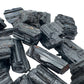 Base detail of Grade AA Black Tourmaline raw