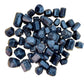 Profile view of Black Tourmaline raw stone, Zimbabwe-sourced, carried for Protection.