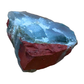 Bloodstone Raw Stones, AA Grade, Eswatini: one representative stone on a white background