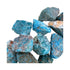 Raw Blue Apatite Crystals for Focus, Intuition & Manifestation — blue rough natural, A Madagascar-sourced