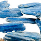 Base detail of Grade AA Blue Kyanite raw