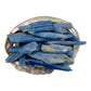 Near view of Blue Kyanite raw stone, from Minas Gerais, Brazil.