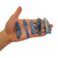 Base detail of Grade AA Blue Kyanite raw