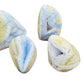 Full profile of Grade AA Blue Lace Agate freeform ready to ship from Beyond Bohemian