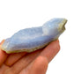 Base detail of Grade AA Blue Lace Agate geode