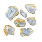 Full profile of Grade AA Blue Lace Agate geode ready to ship from Beyond Bohemian