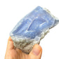 Full profile of Grade AA Blue Lace Agate geode ready to ship from Beyond Bohemian