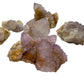 Side profile of Quartz raw stone, showing natural texture.