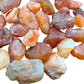 Full profile of Grade A Carnelian raw ready to ship from Beyond Bohemian