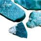 Top-side view of Grade A Chalcedony raw stone, to support Stress Relief, showing characteristic color.