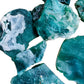 Opposite side of Chalcedony raw stone, showing characteristic finish, hand-selected from Mashonaland West, Zimbabwe.