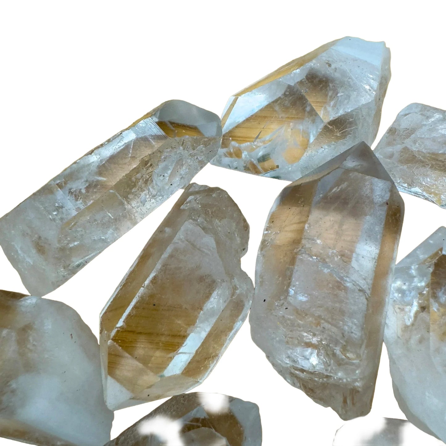 Alternate side of Clear Quartz raw point, hand-selected from Minas Gerais, Brazil.
