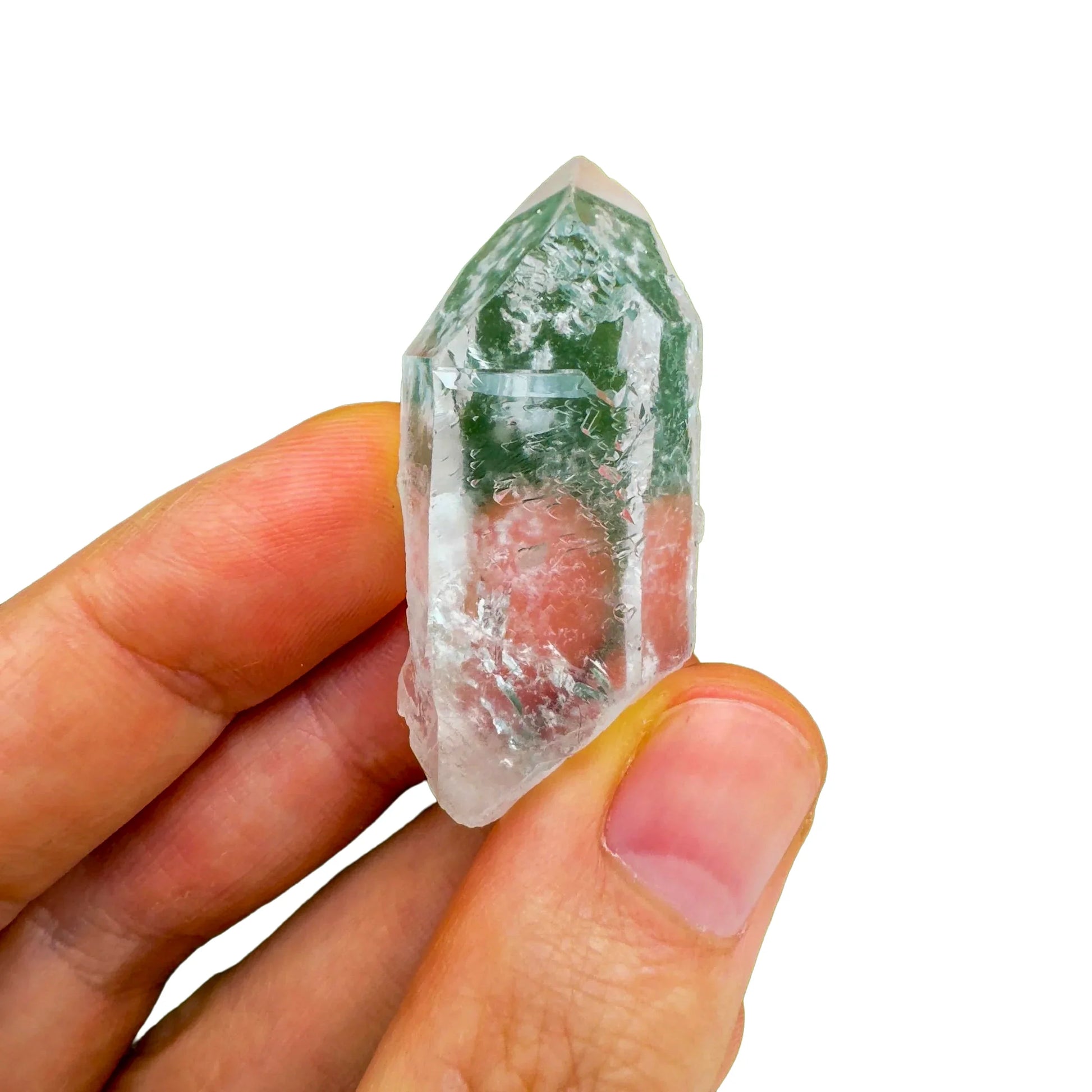 Full profile of Grade AA Clear Quartz point ready to ship from Beyond Bohemian