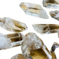 Hand-held view of a Clear Quartz raw point, United States-sourced, from United States.