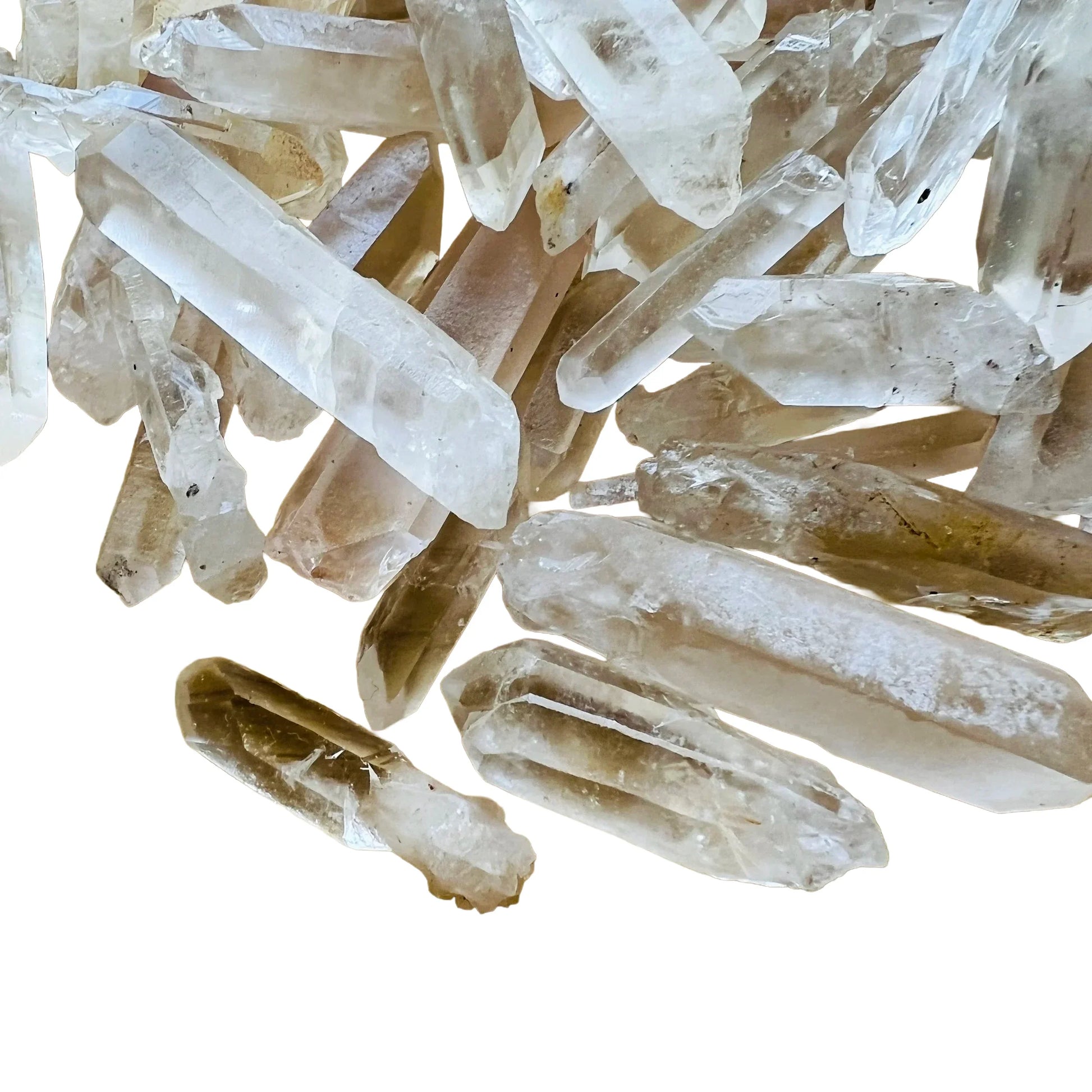 Full profile of Grade A Clear Quartz point ready to ship from Beyond Bohemian