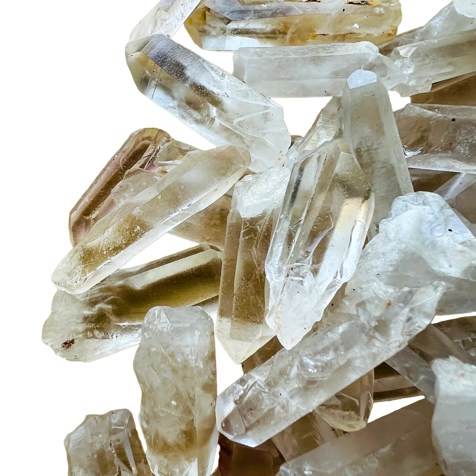 Full profile of Grade A Clear Quartz point ready to ship from Beyond Bohemian