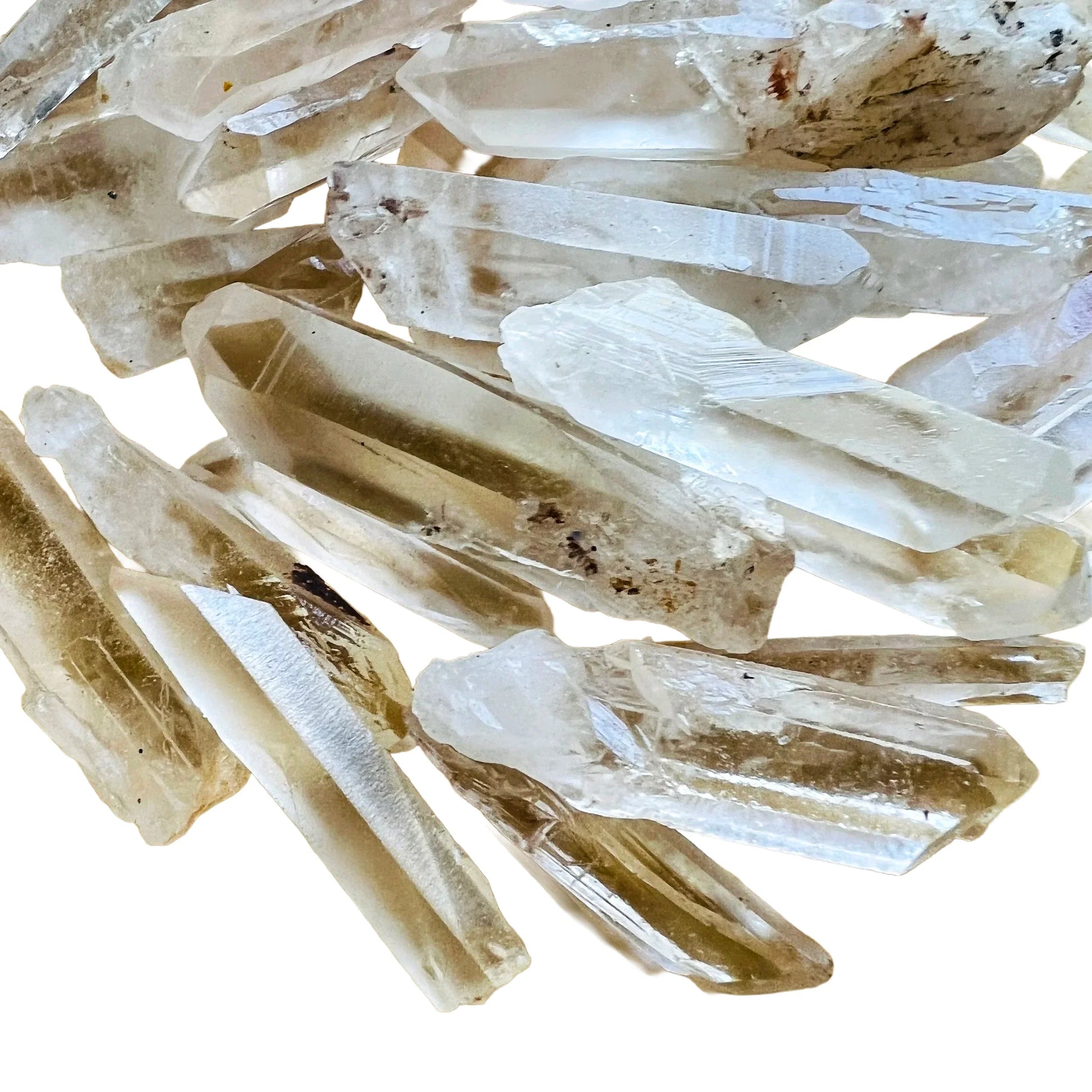 Full profile of Grade A Clear Quartz point ready to ship from Beyond Bohemian
