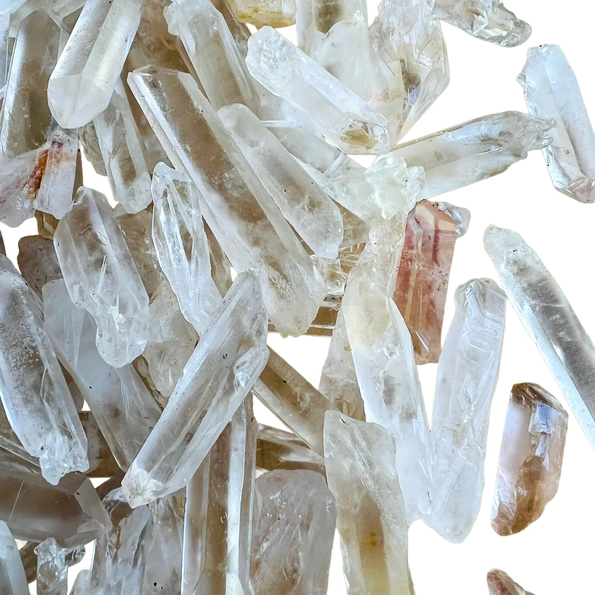Full profile of Grade A Clear Quartz point ready to ship from Beyond Bohemian