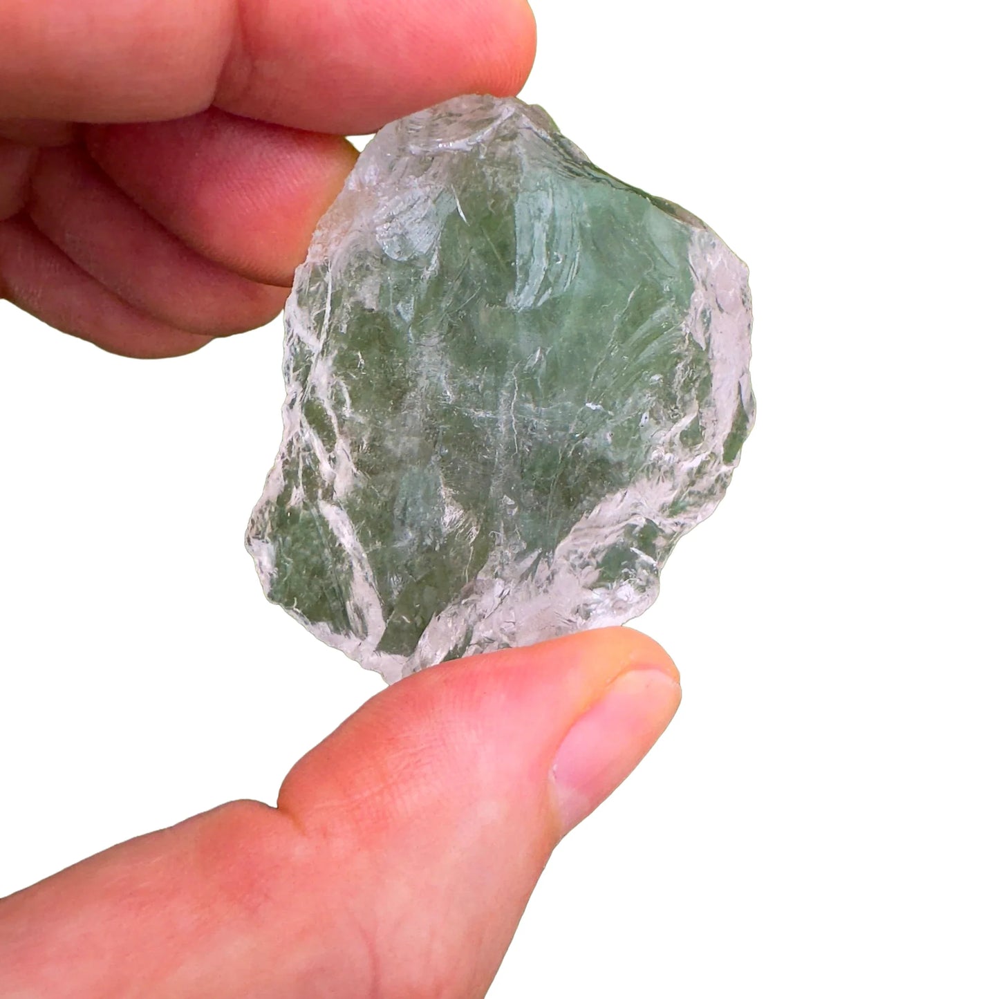 Full profile of Grade AA Clear Quartz raw ready to ship from Beyond Bohemian