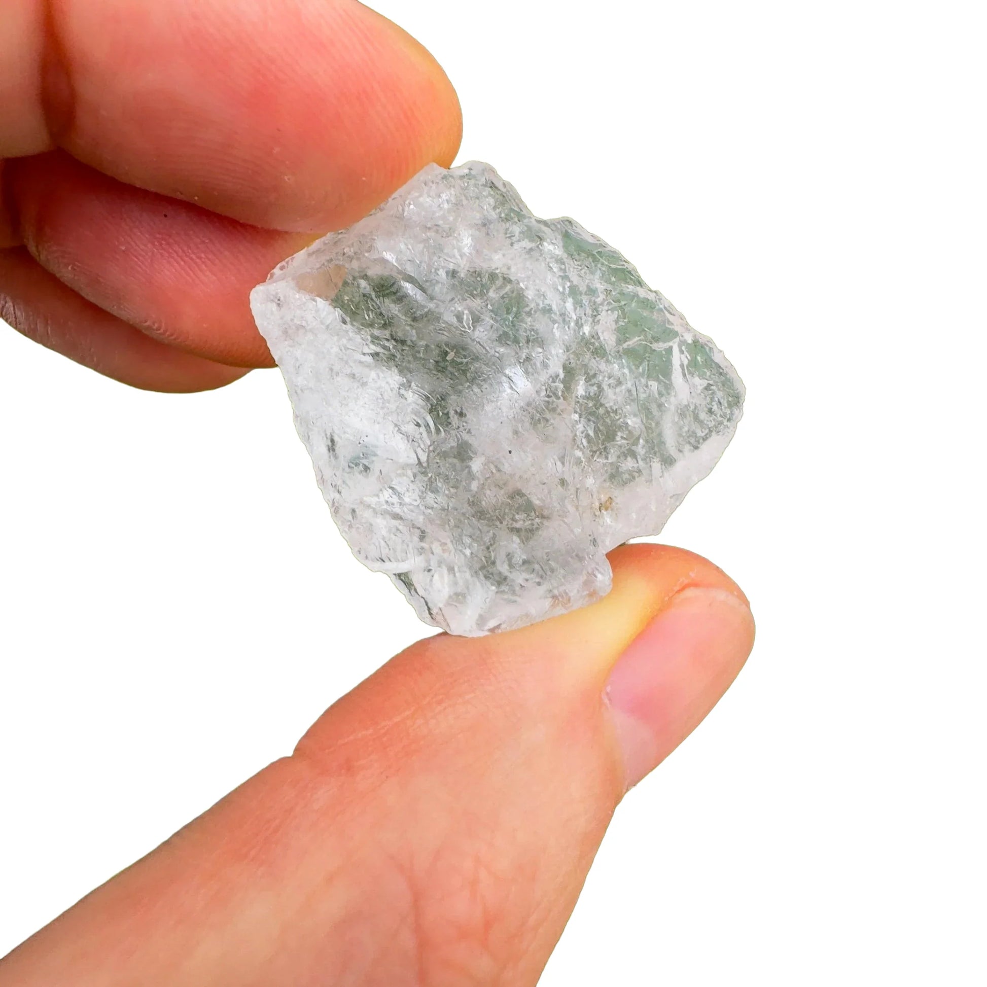 Full profile of Grade AA Clear Quartz raw ready to ship from Beyond Bohemian