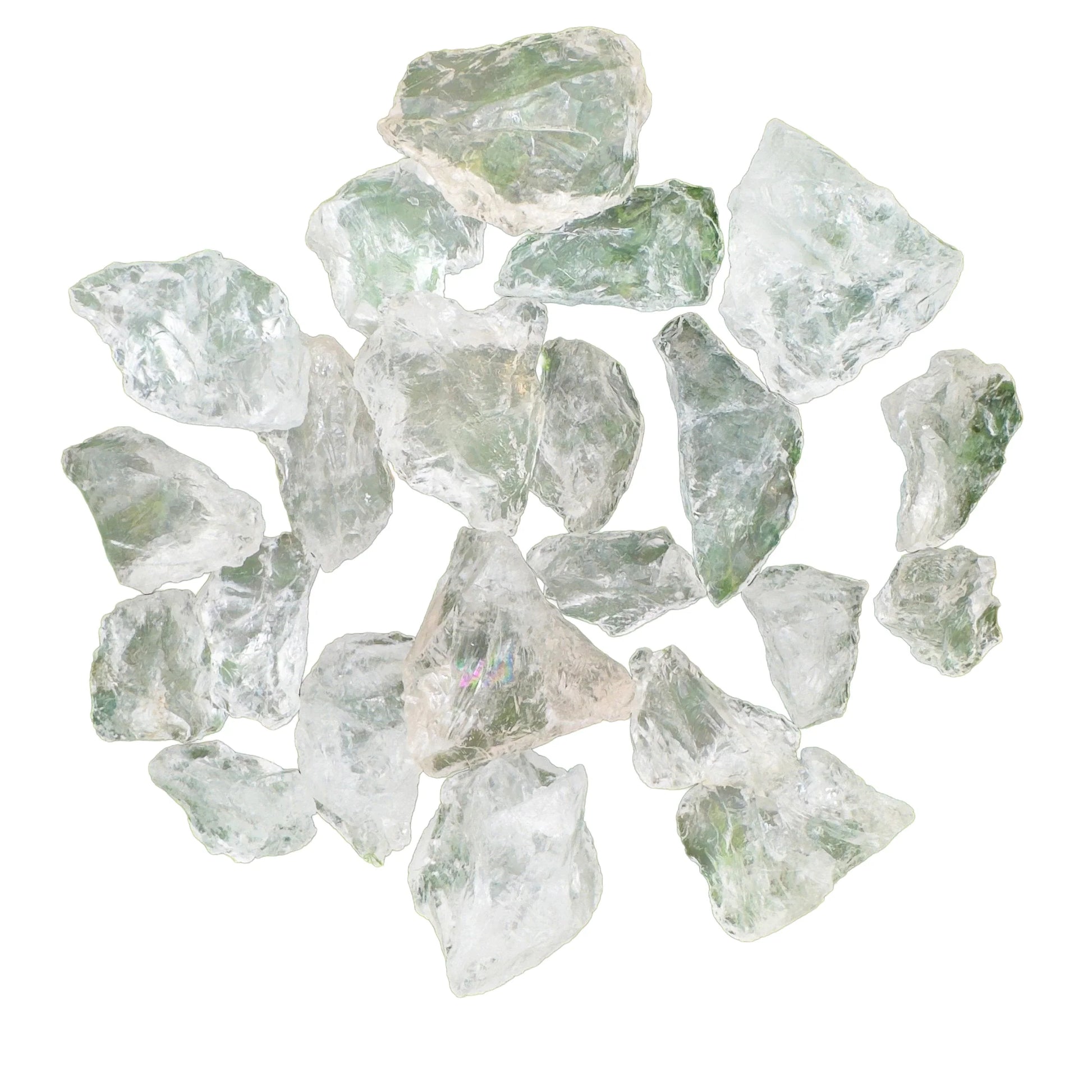 Full profile of Grade AA Clear Quartz raw ready to ship from Beyond Bohemian