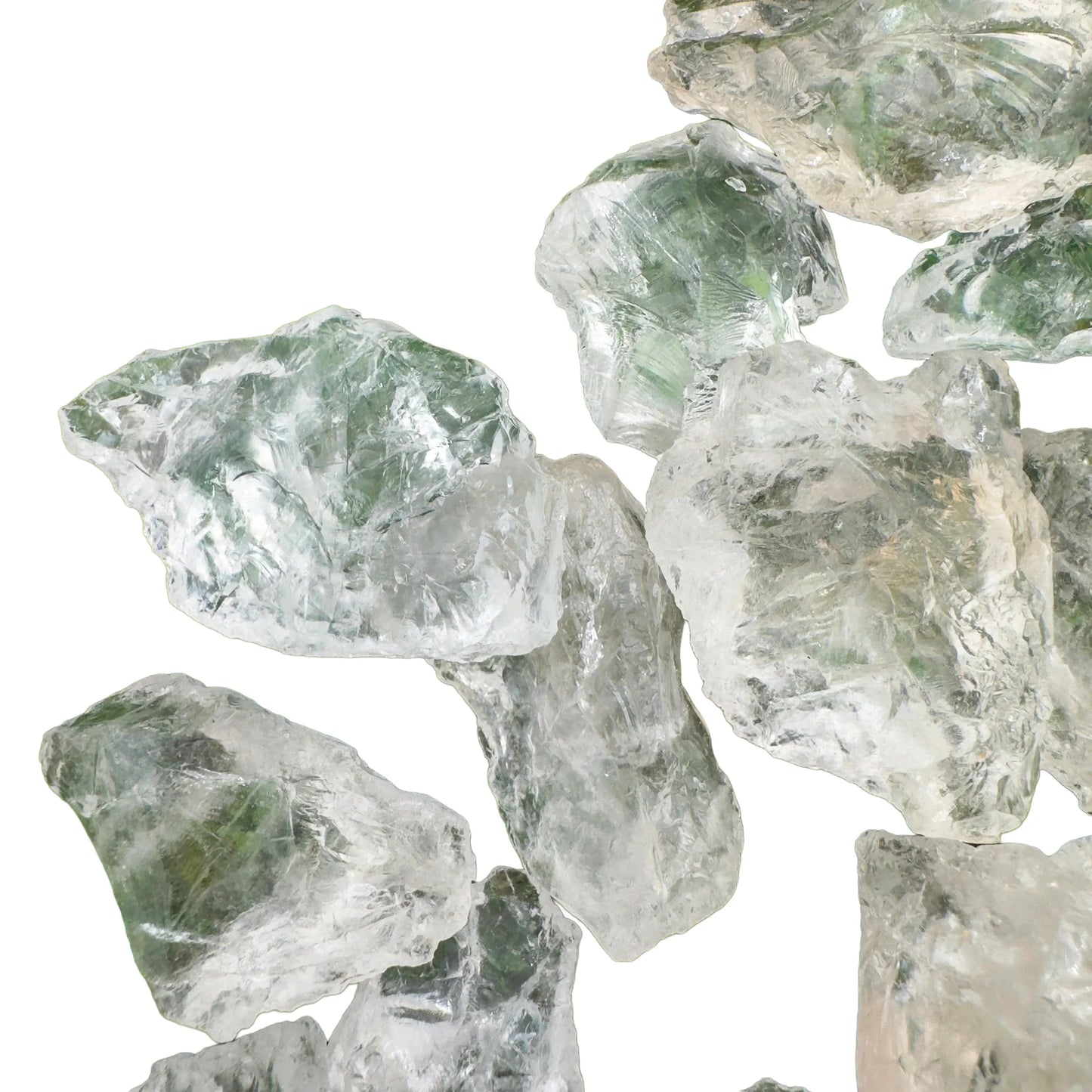 Full profile of Grade AA Clear Quartz raw ready to ship from Beyond Bohemian