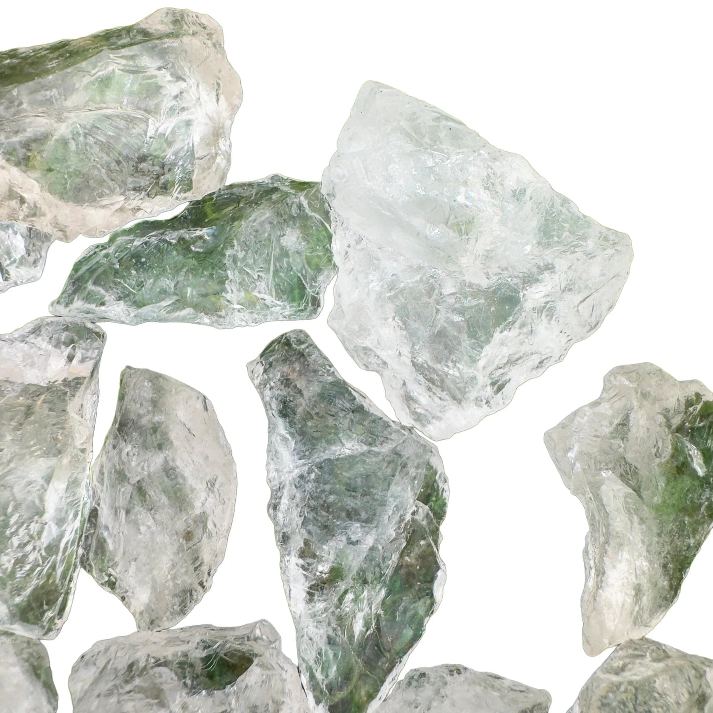 Full profile of Grade AA Clear Quartz raw ready to ship from Beyond Bohemian