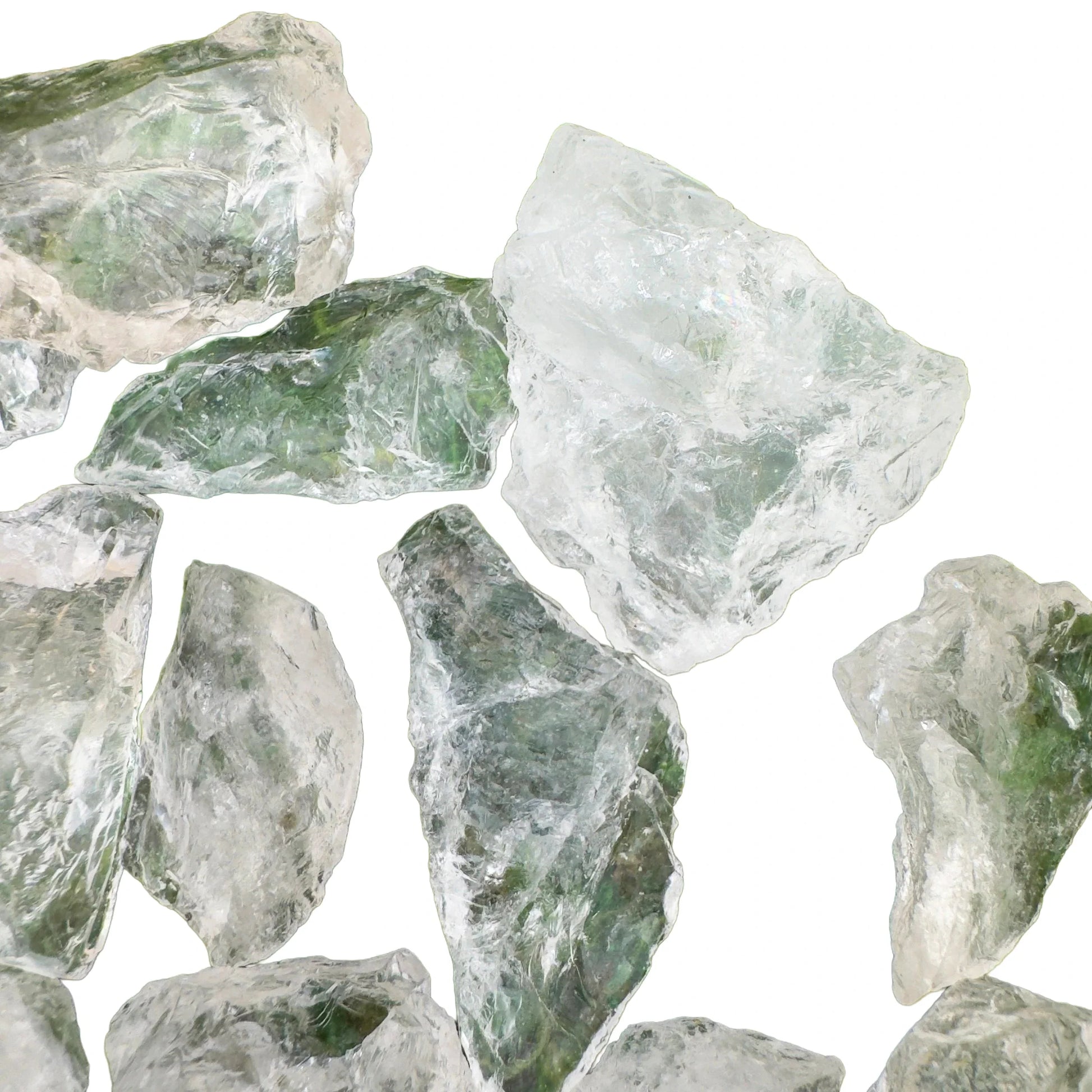 Full profile of Grade AA Clear Quartz raw ready to ship from Beyond Bohemian