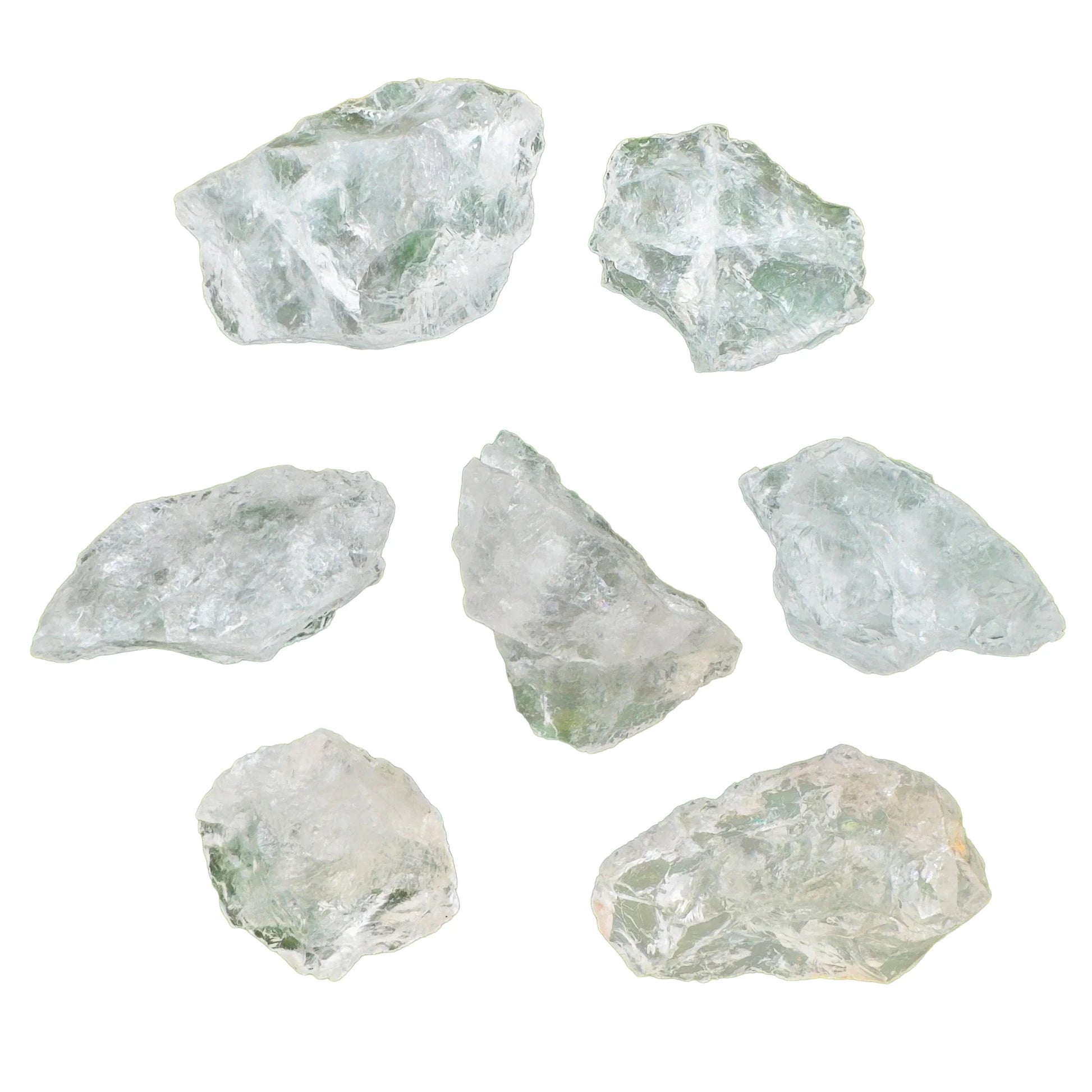 Full profile of Grade AA Clear Quartz raw ready to ship from Beyond Bohemian