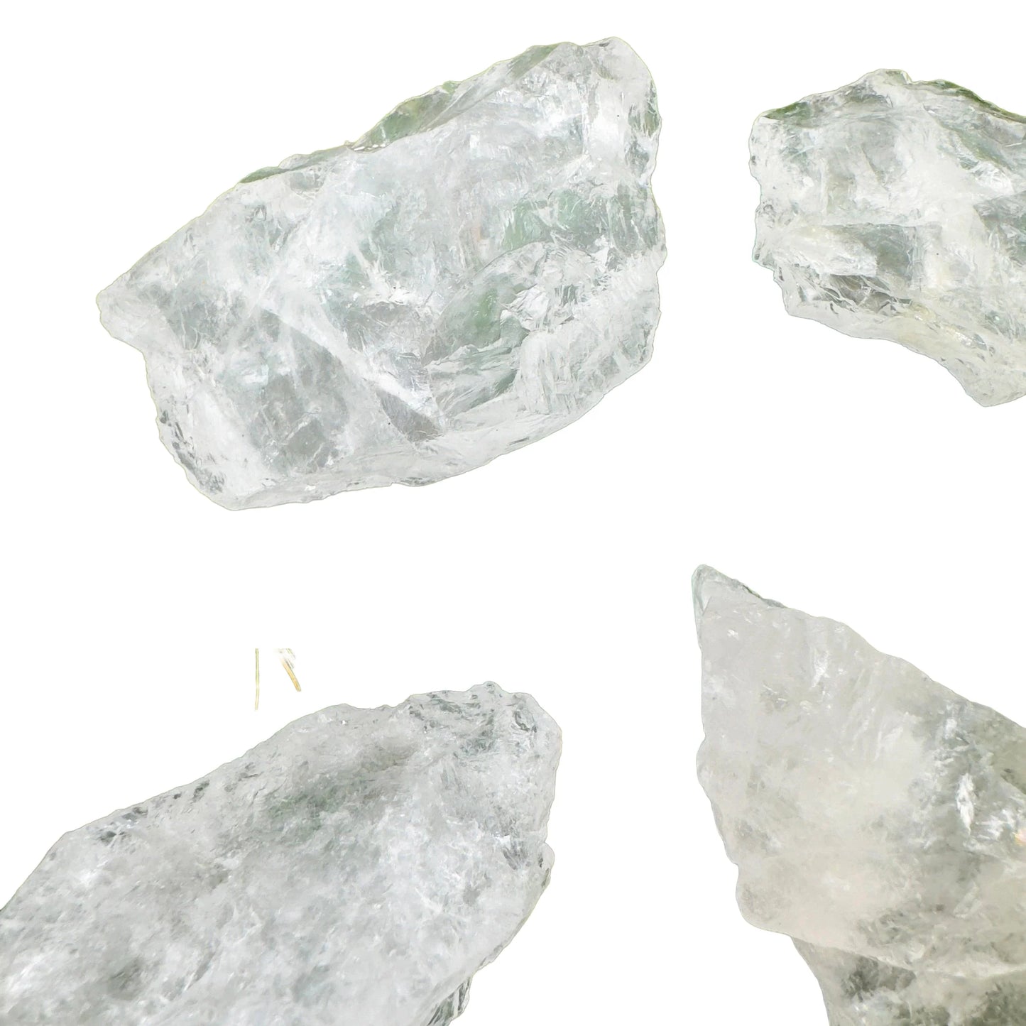 Full profile of Grade AA Clear Quartz raw ready to ship from Beyond Bohemian