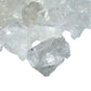 Overhead view of Clear Quartz raw stone, from Brazil.