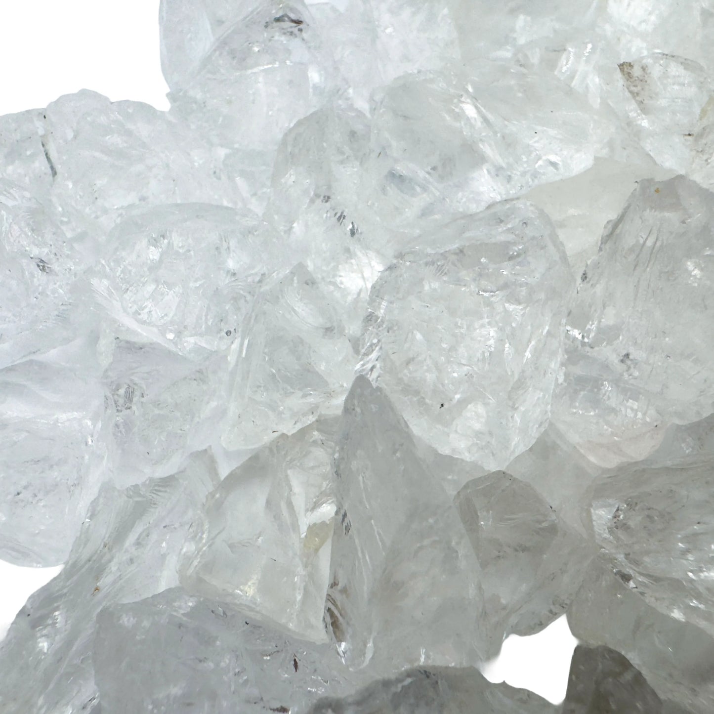 Clear Quartz raw crystals Brazil AA grade detail