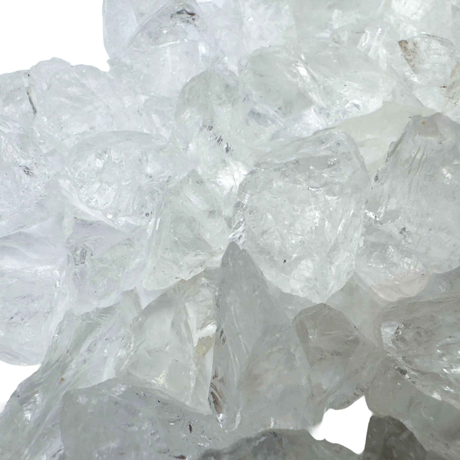 Clear Quartz raw crystals Brazil AA grade detail