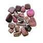 Full profile of Grade A Cobalt Calcite tumbled stone ready to ship from Beyond Bohemian