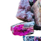Full profile of Grade AA Cobalt Calcite raw ready to ship from Beyond Bohemian