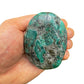 Full profile of Grade AA Emerald palm stone ready to ship from Beyond Bohemian