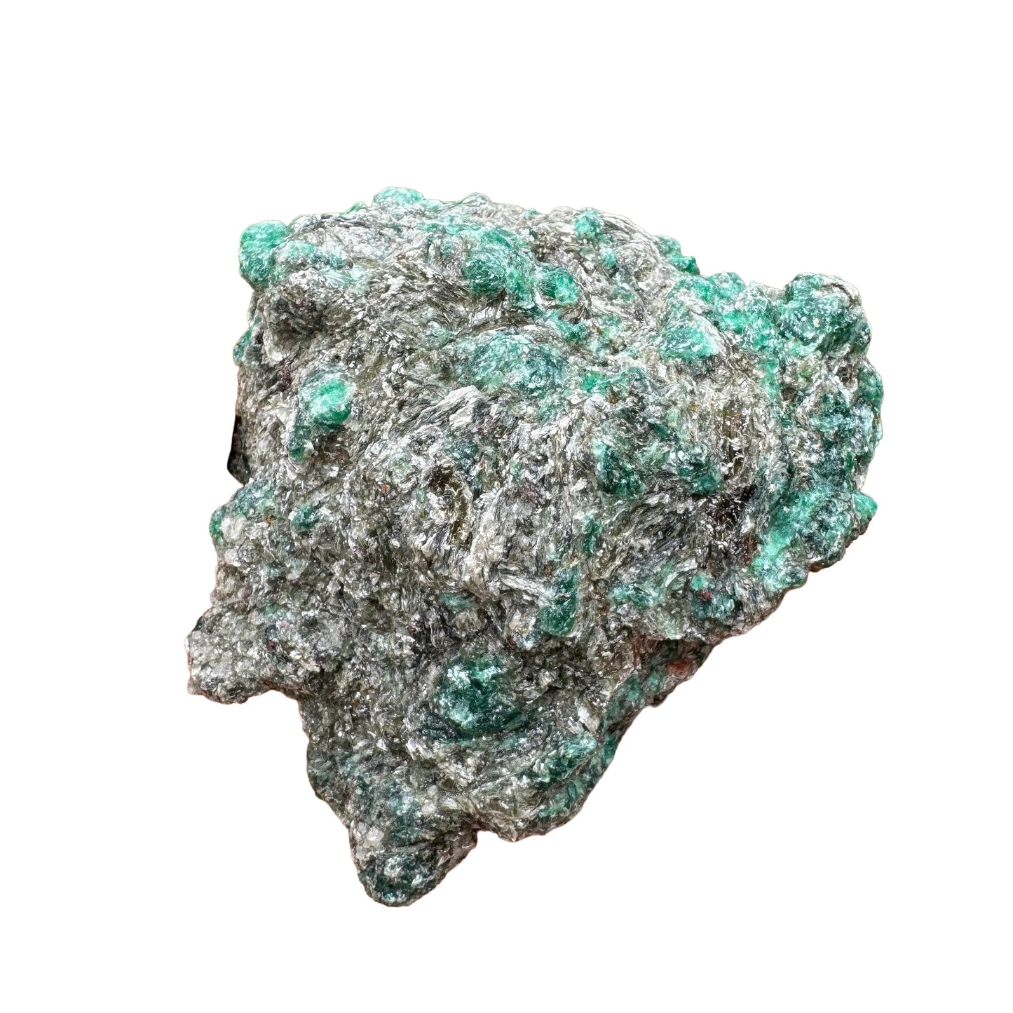 Edge view of Emerald specimen, showing subtle veining.