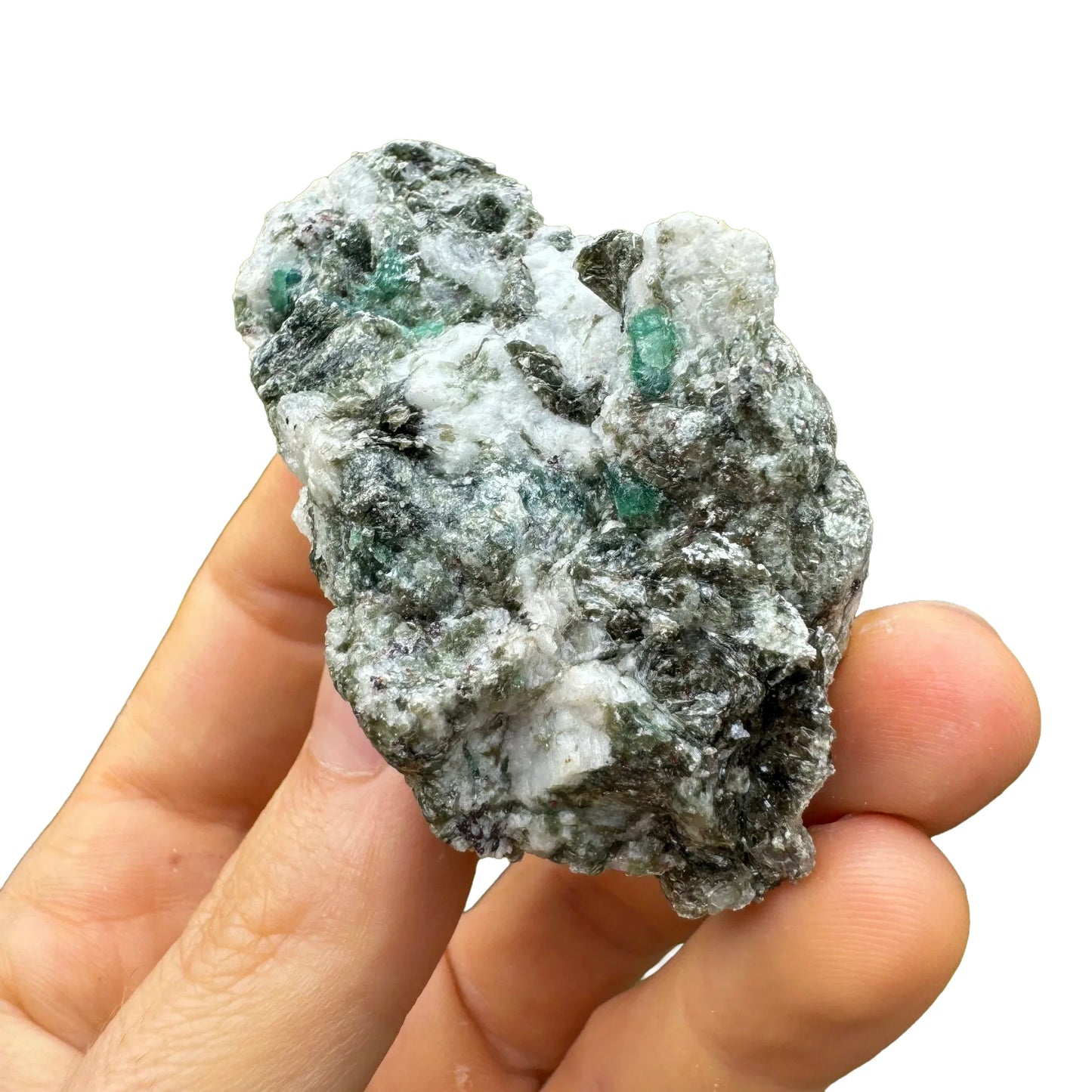 Base detail of Grade AA Emerald specimen