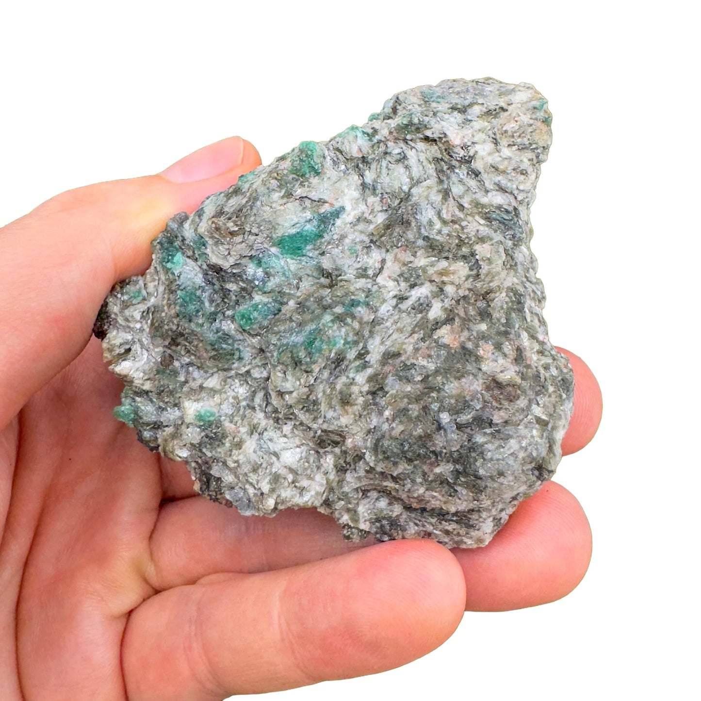 Full profile of Grade AA Emerald specimen ready to ship from Beyond Bohemian