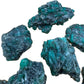 Alternate side of green Emerald raw stone, showing subtle veining.