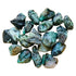 Tight crop of Emerald raw stone, from Bahia, Brazil.