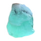 Fluorite Raw Stones, AA Grade, China: one representative stone on a white background